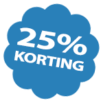 25-korting